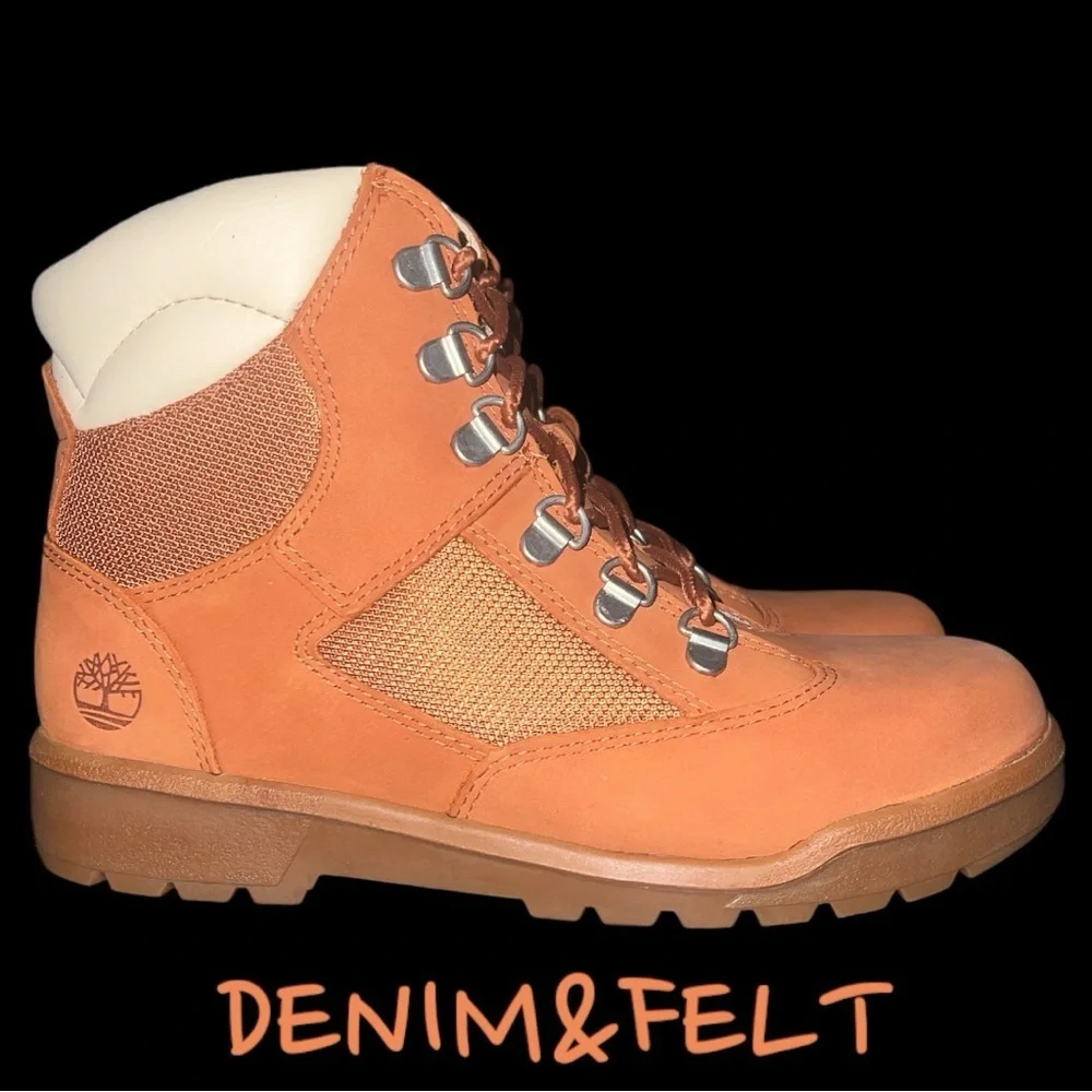 TIMBERLAND 6 IN L/F FLD BT YOUTH’S - NB‎ DK ORG | NEW/NIB!!🤎🤎